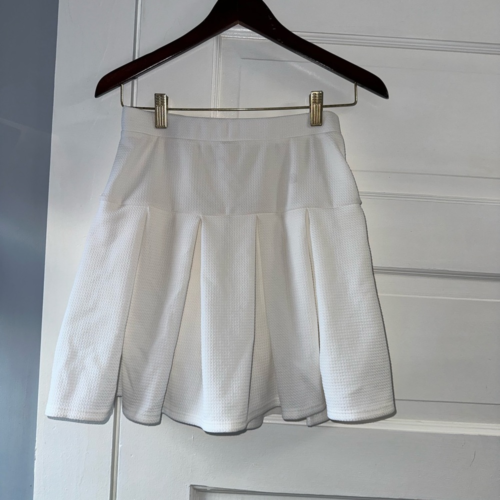 Preppy Pleated Stretchy Skirt